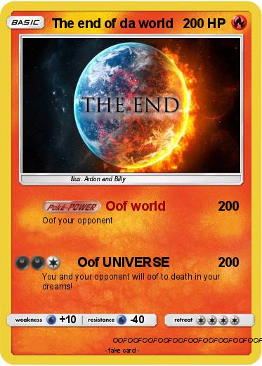 Pokemon The end of da world