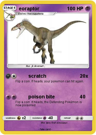 Pokemon eoraptor