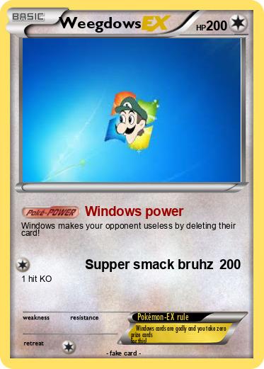Pokemon Weegdows