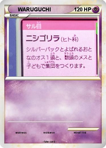 Pokemon WARUGUCHI