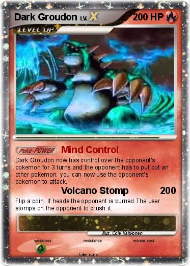 Pokemon Dark Groudon