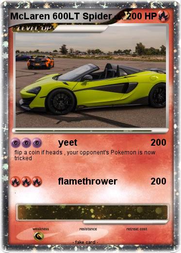 Pokemon McLaren 600LT Spider