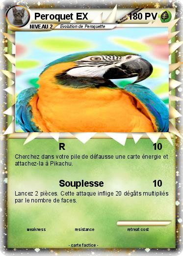 Pokemon Peroquet EX