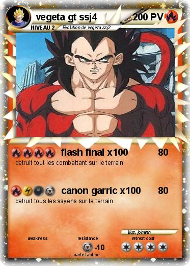 Pokemon vegeta gt ssj4