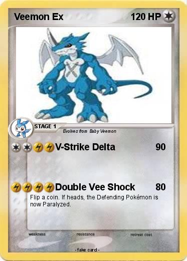 Pokemon Veemon Ex