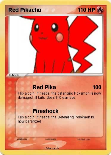 Pokemon Red Pikachu