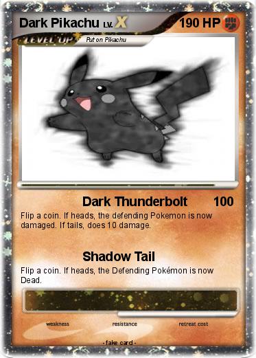 Pokemon Dark Pikachu