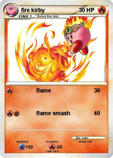 Pokemon fire kirby