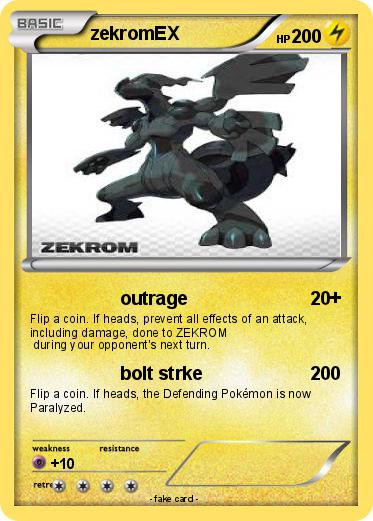 Pokemon zekromEX