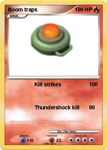 Pokemon Boom traps