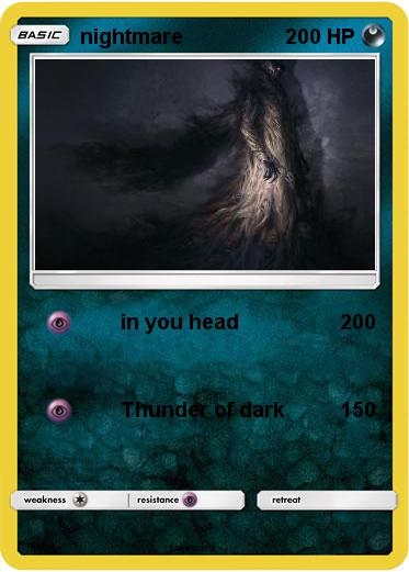 Pokemon nightmare