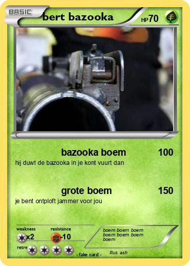 Pokemon bert bazooka