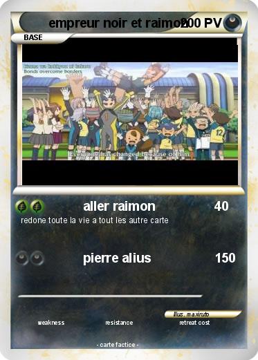 Pokemon empreur noir et raimon