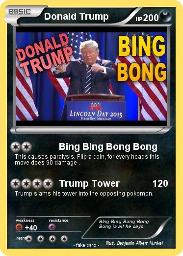 Pokemon Donald Trump