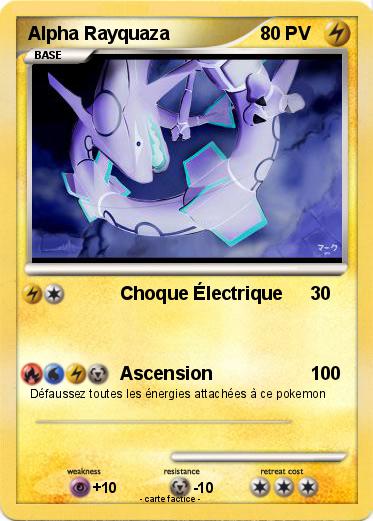 Pokemon Alpha Rayquaza