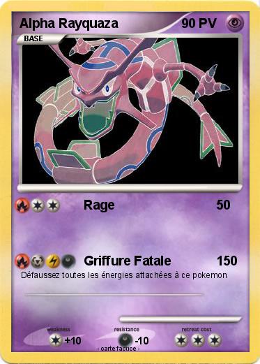 Pokemon Alpha Rayquaza