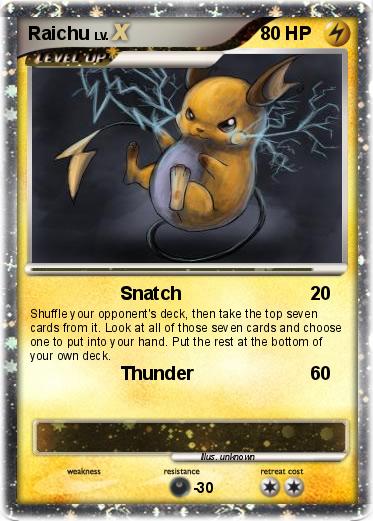 Pokemon Raichu