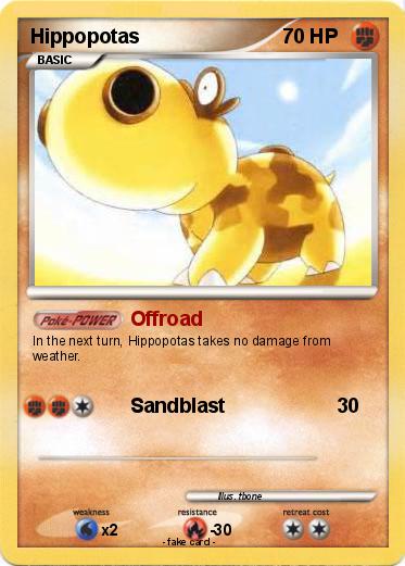 Pokemon Hippopotas