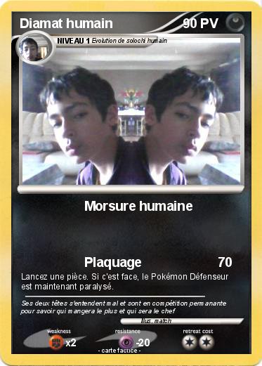 Pokemon Diamat humain