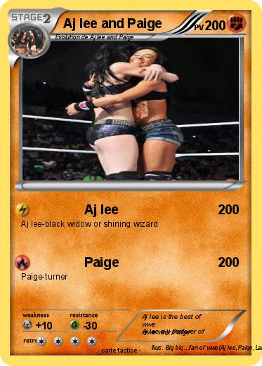 Pokemon Aj lee and Paige
