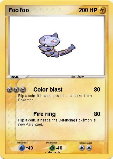 Pokemon Foo foo