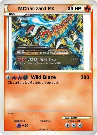 Pokemon MCharizard EX
