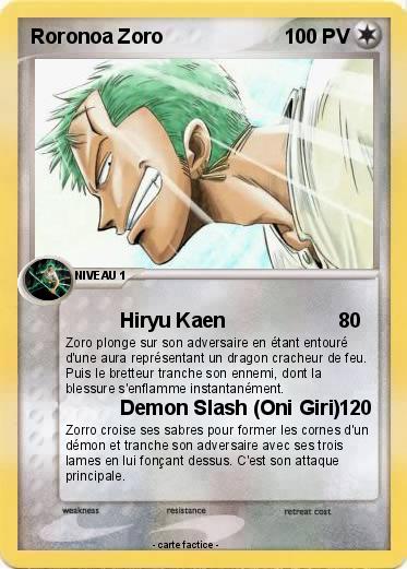 Pokemon Roronoa Zoro