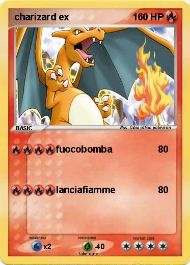 Pokemon charizard ex