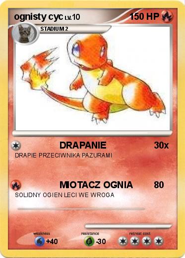 Pokemon ognisty cyc