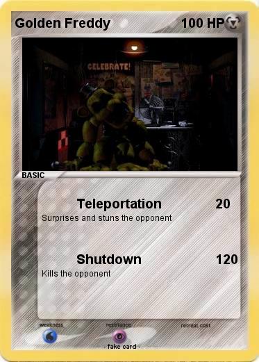 Pokemon Golden Freddy