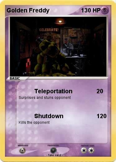 Pokemon Golden Freddy