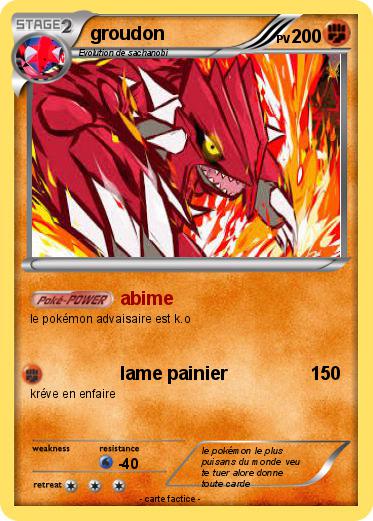 Pokemon groudon