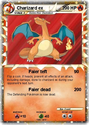 Pokemon Charizard ex