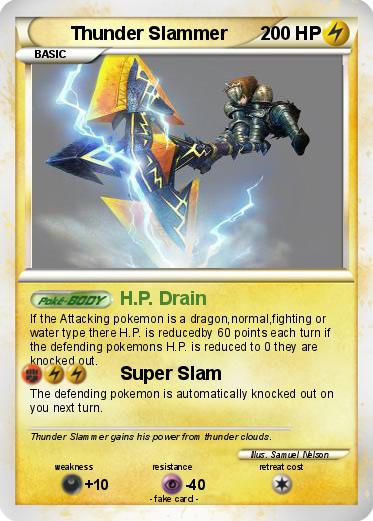 Pokemon Thunder Slammer