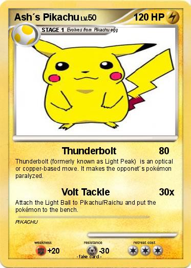 Pokemon Ash´s Pikachu