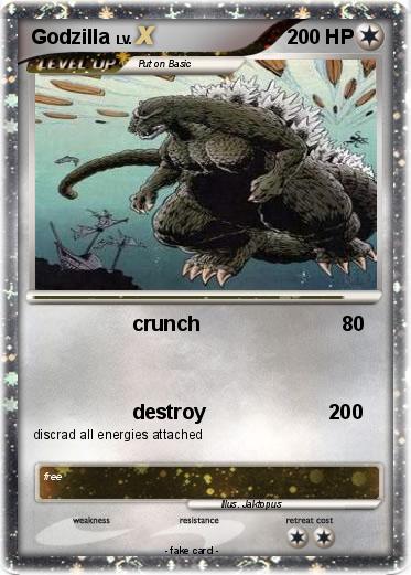 Pokemon Godzilla