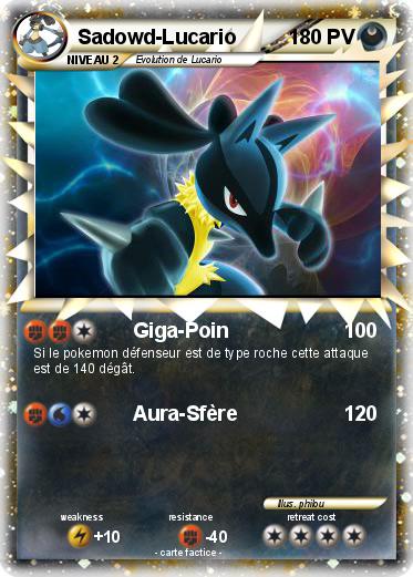Pokemon Sadowd-Lucario