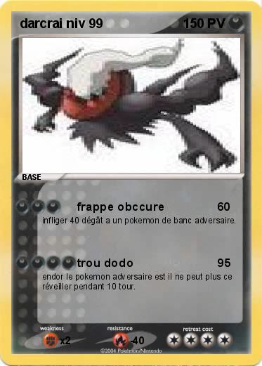 Pokemon darcrai niv 99