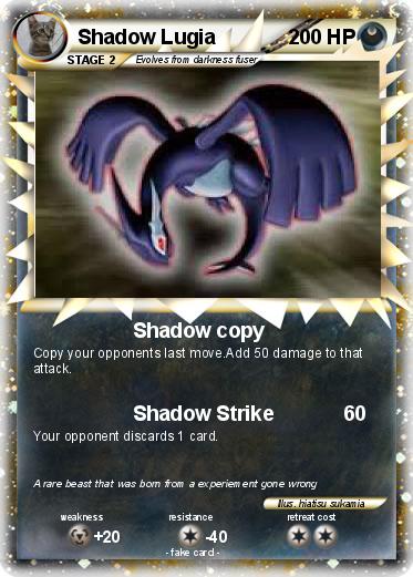 Pokemon Shadow Lugia