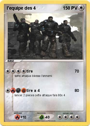 Pokemon l'equipe des 4