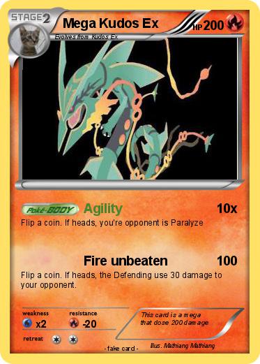 Pokemon Mega Kudos Ex