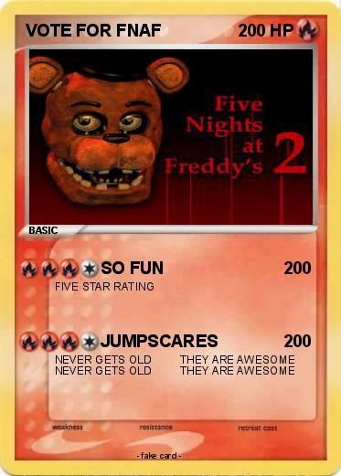 Pokemon VOTE FOR FNAF
