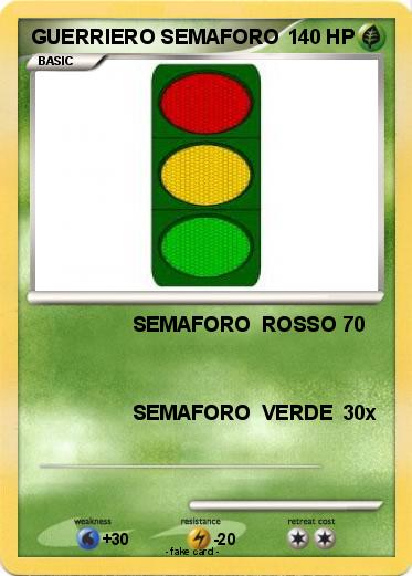 Pokemon GUERRIERO SEMAFORO