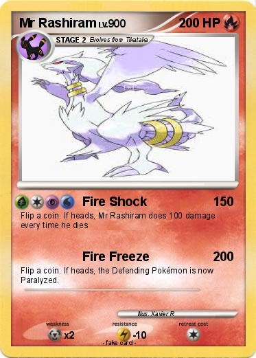 Pokemon Mr Rashiram