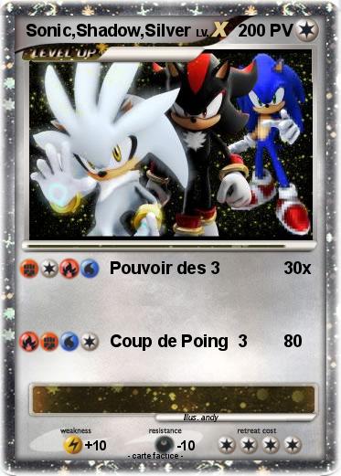 Pokemon Sonic,Shadow,Silver