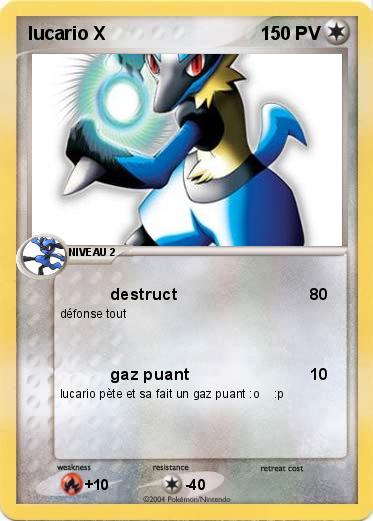 Pokemon lucario X