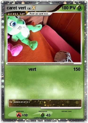 Pokemon caret vert