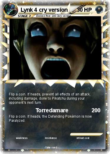 Pokemon Lynk 4 cry version