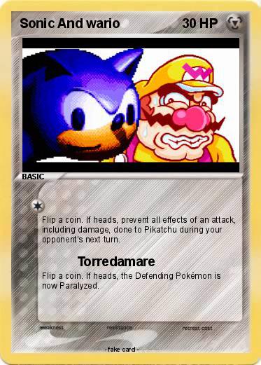 Pokemon Sonic And wario