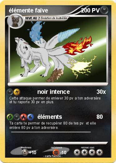 Pokemon élémente faïve
